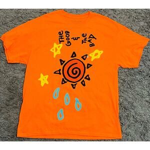 PacSun Orange The Good And The Bad T-Shirt